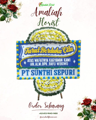 Papan Bunga Duka di Kupang Raya