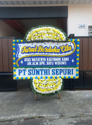 Papan Bunga Duka di Kupang Raya